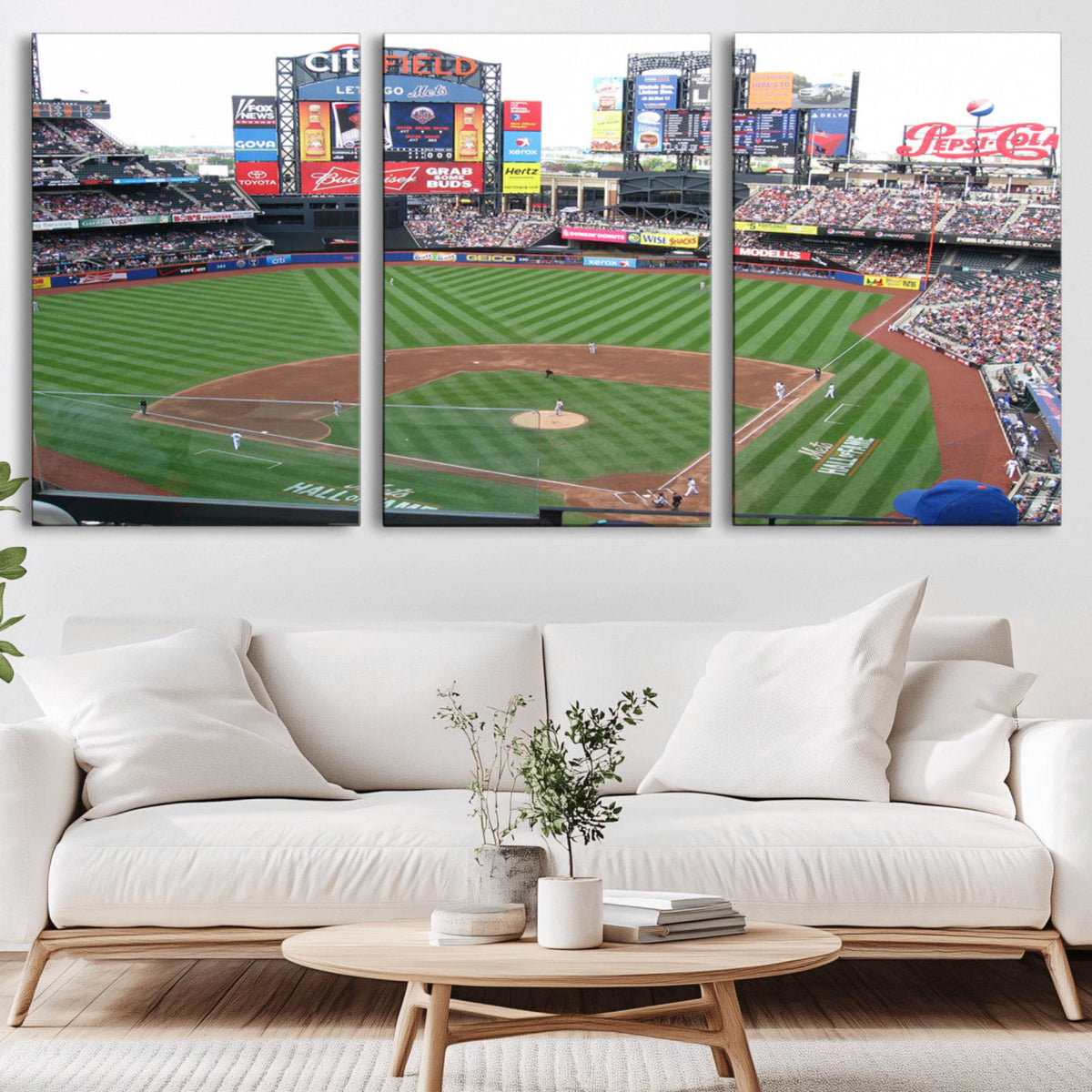 New York Mets Baseball Team Print - Citi Field Baseball
