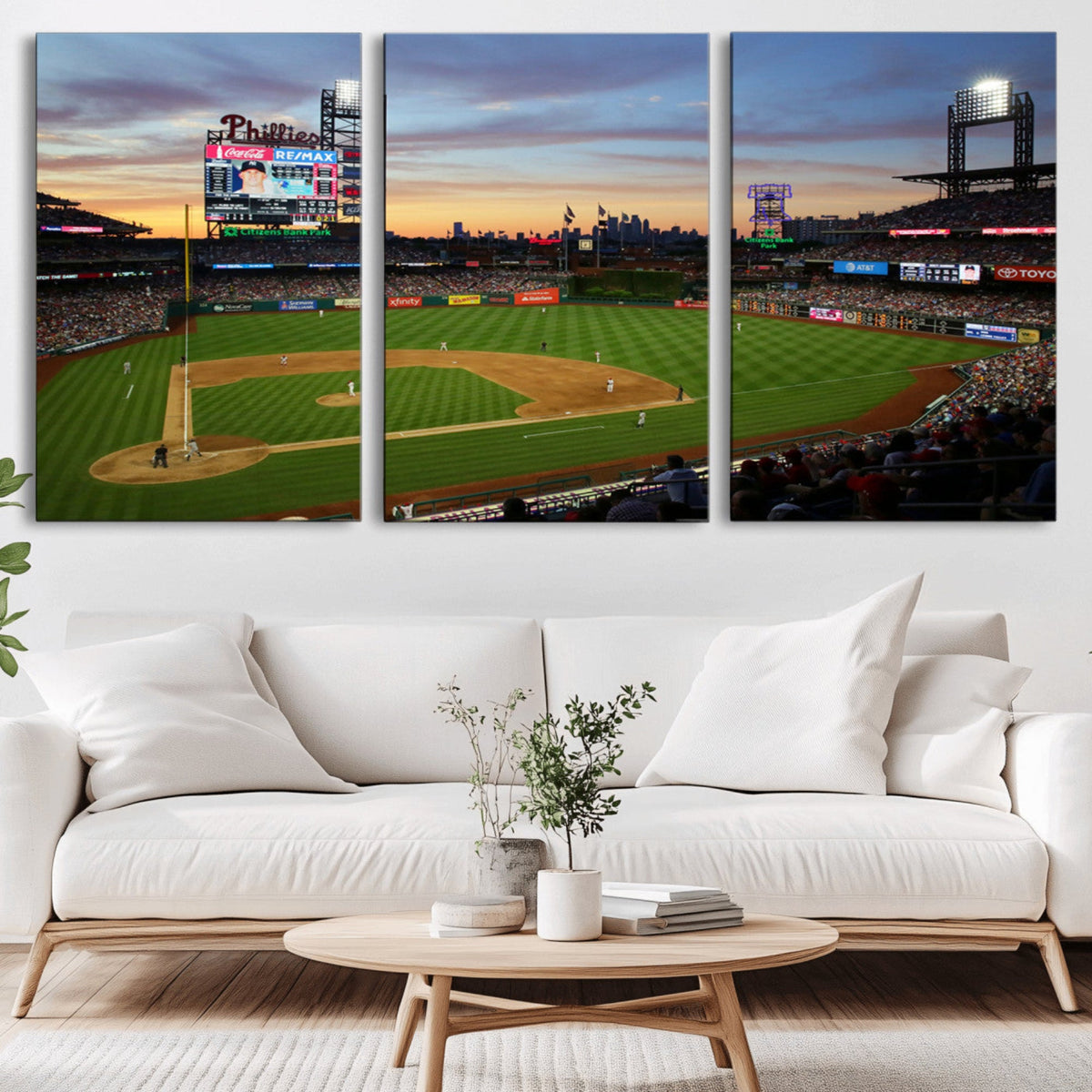 Citizens Bank Park Philadelphia Phillies Wall Art Canvas |