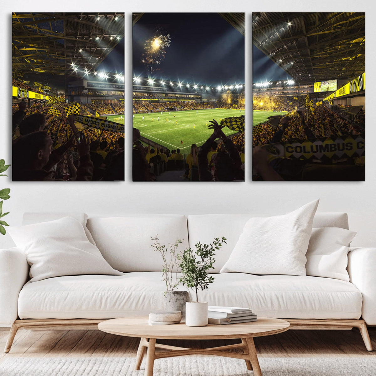 Columbus Crew Soccer Team Print - Columbus Crew Stadium Wall