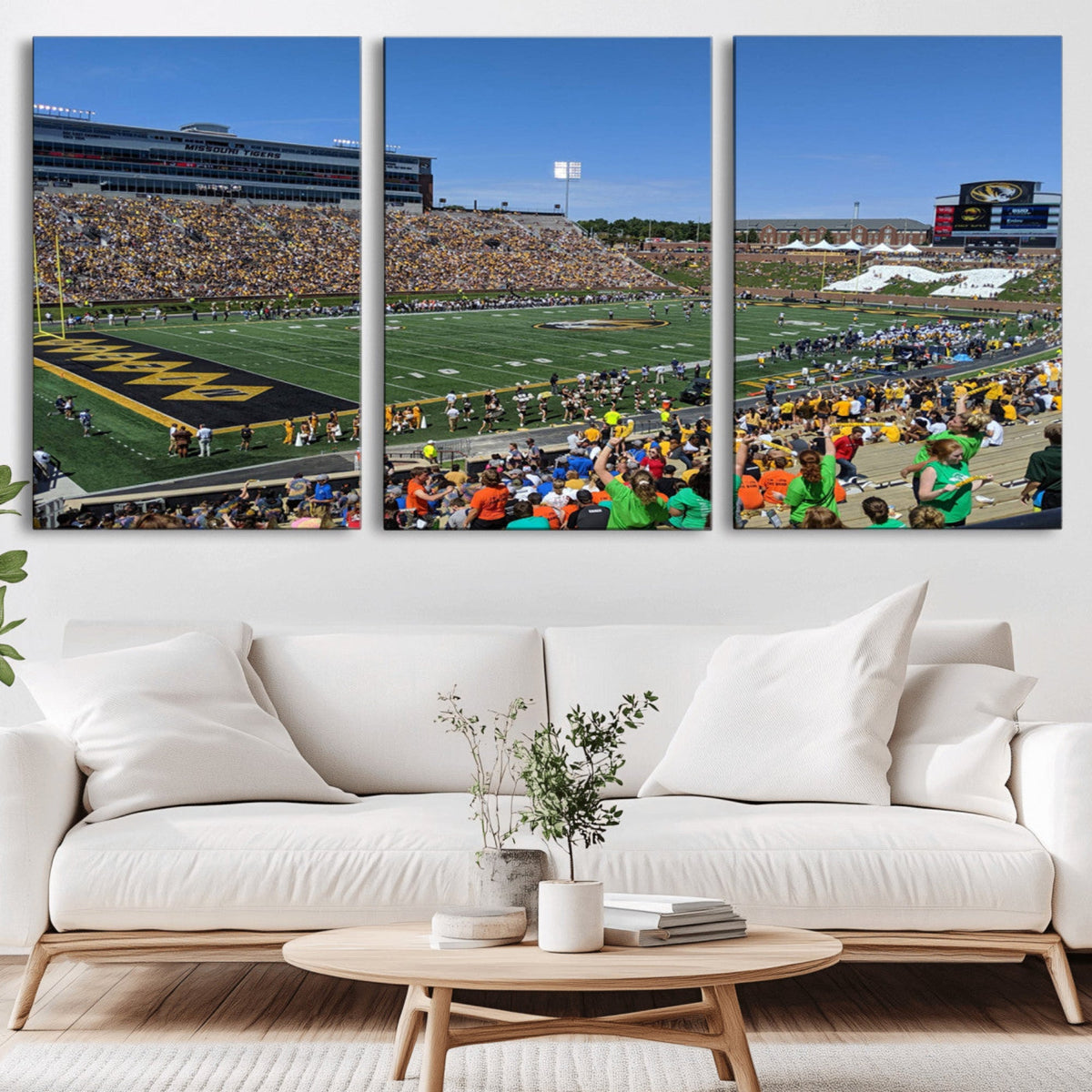 University of Missouri Tigers Football Team Print - Columbia