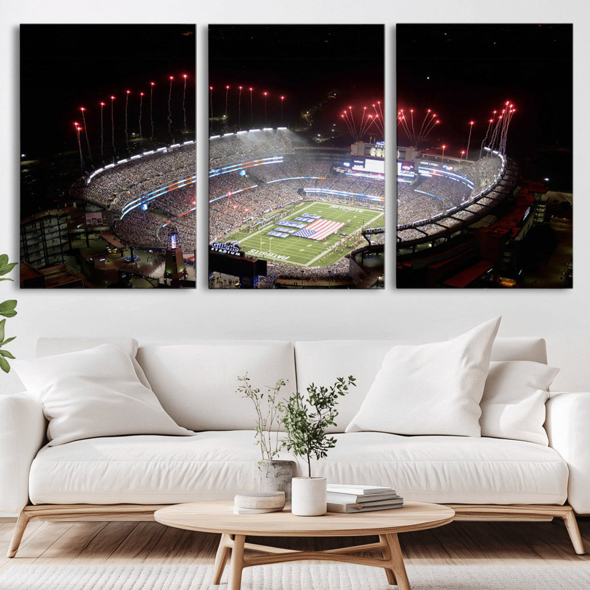 New England Patriots Team Print Wall Art- Foxborough
