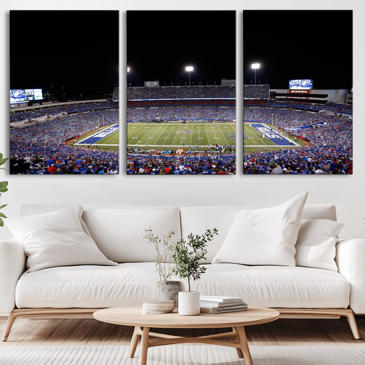 Buffalo Bills Wall Art - Buffalo Bills Stadium Canvas Print,