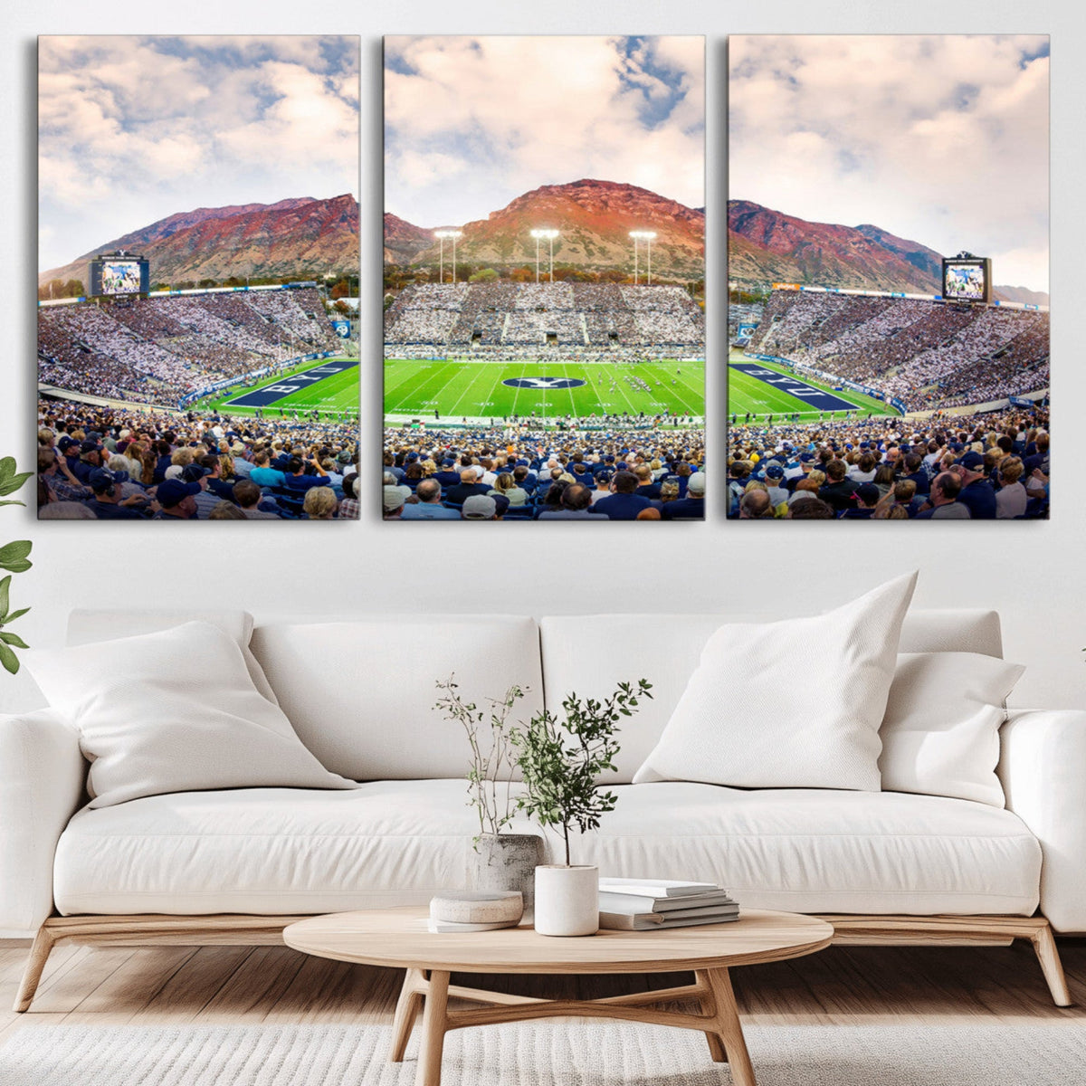 Brigham Young University Cougars Football Team Print - Provo