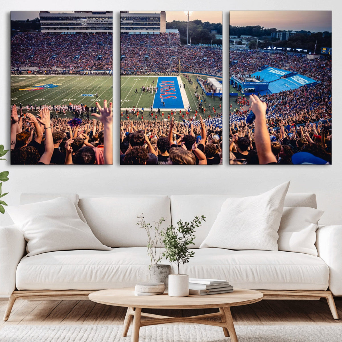 University of Kansas Jayhawks Football Team Art Print -