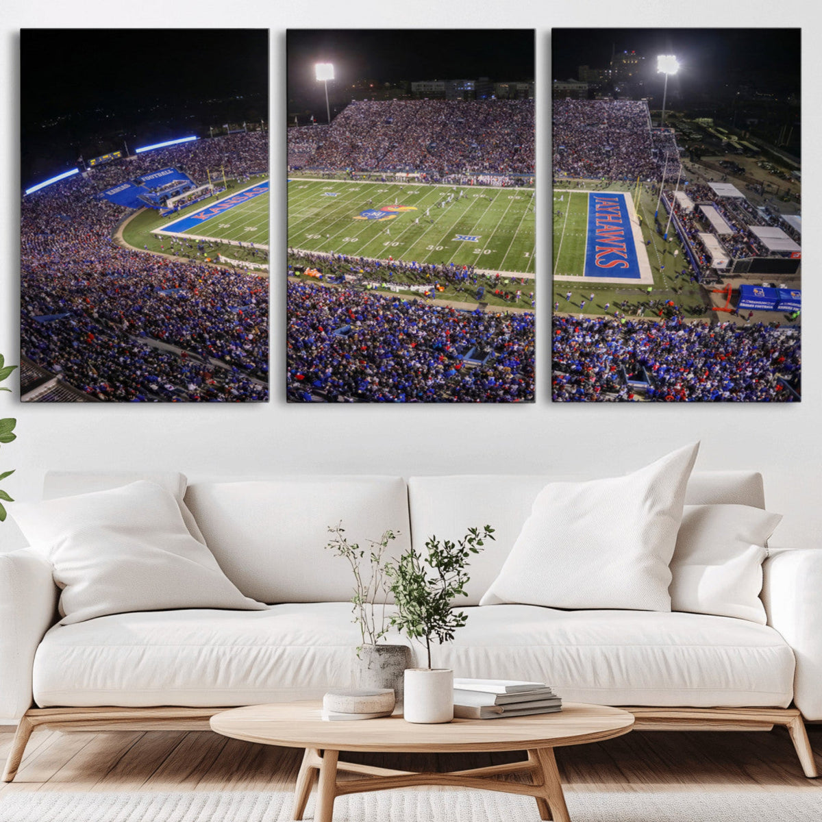 University of Kansas Jayhawks Football Team Print - Lawrence