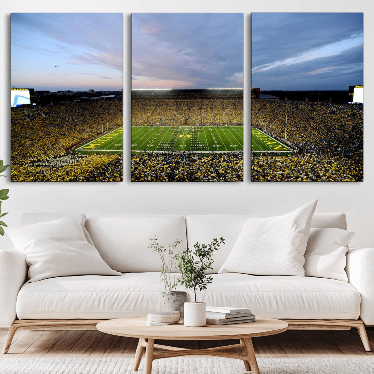 University of Michigan Wolverines Football Team Print - Ann