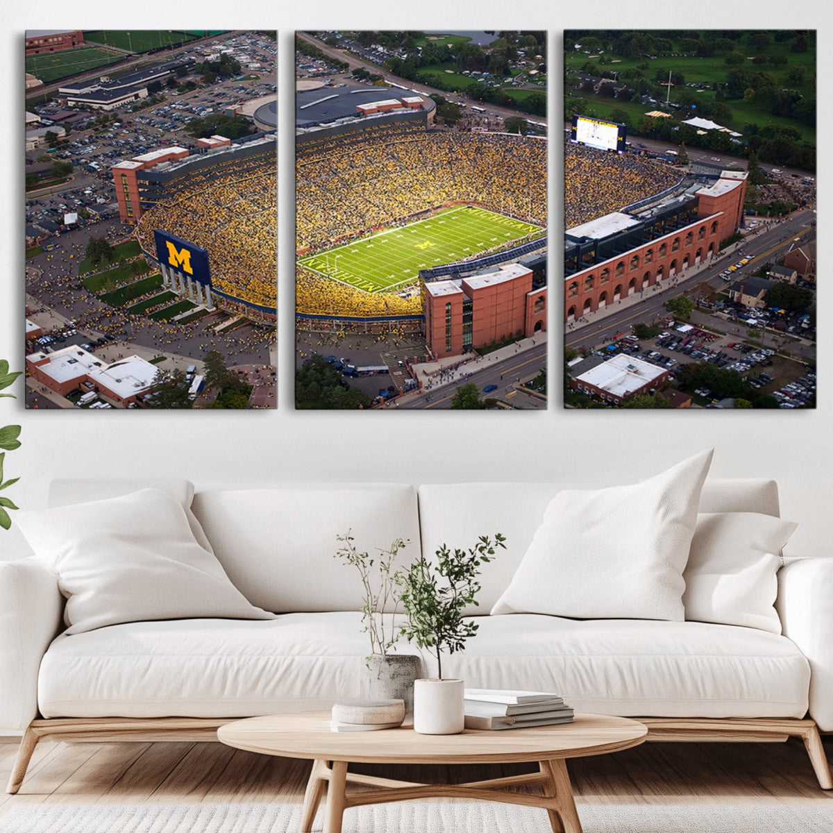 University of Michigan Wolverines Football Team Print - Ann
