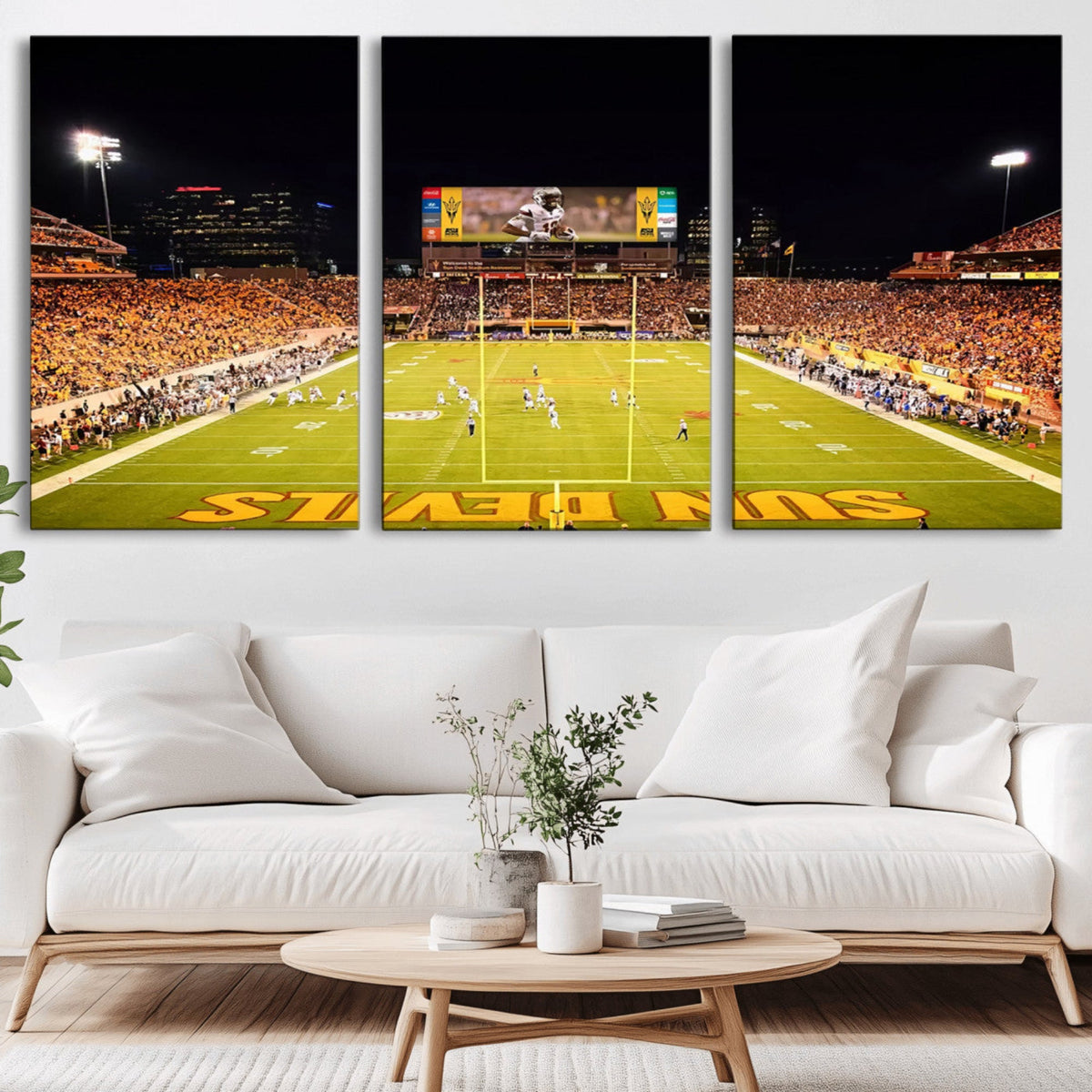 ASU Sun Devils Football Team Print - Phoenix Mountain