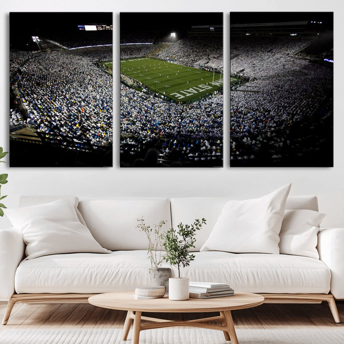 Penn State Football Stadium Wall Art - Beaver Stadium Canvas
