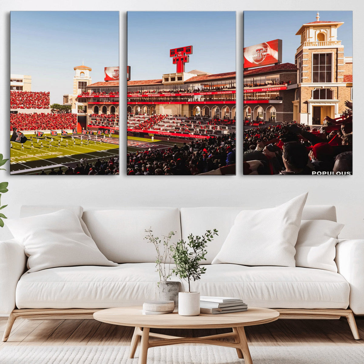 Jones AT&T Stadium Texas Tech Red Raiders Wall Art | Large