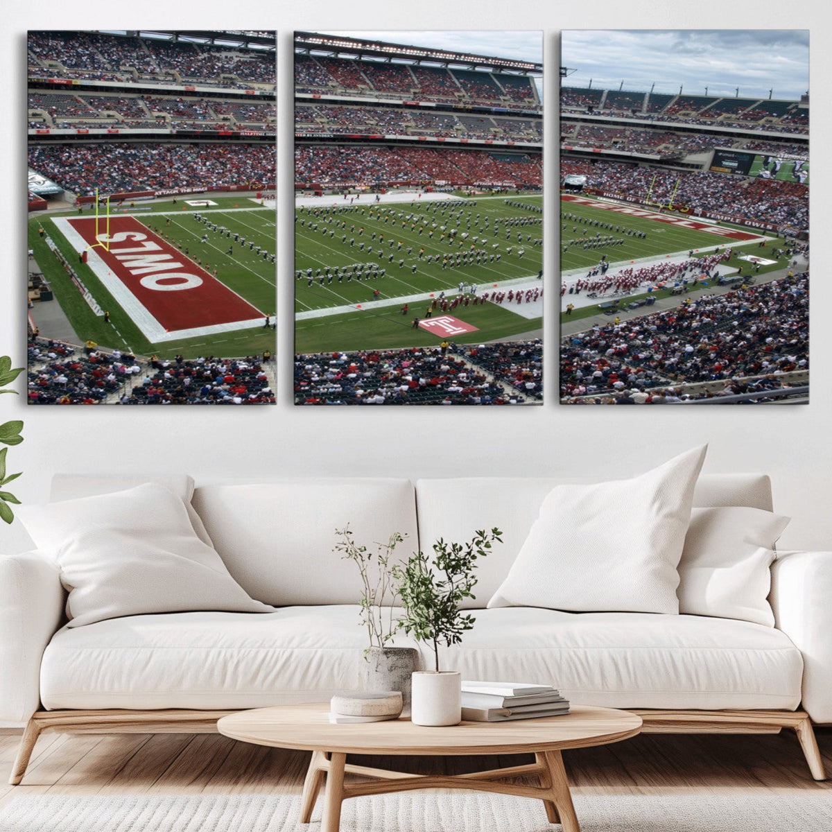 The Temple University Owls Athletics Team Print -