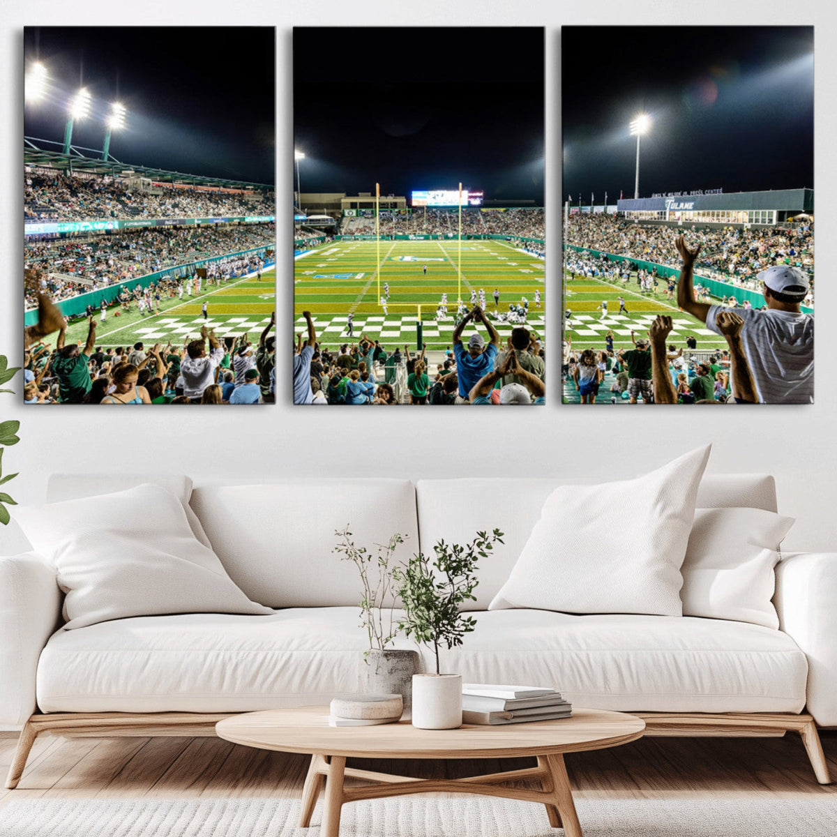 The Tulane University Green Wave Football Team Print - New
