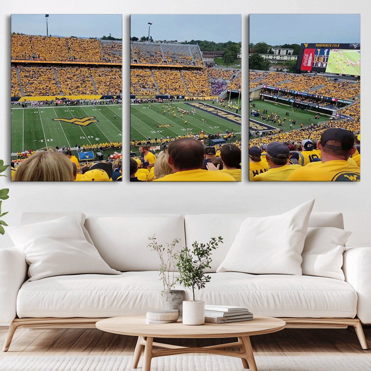 Puskar Stadium Canvas Print Wall Art - Morgantown Print -