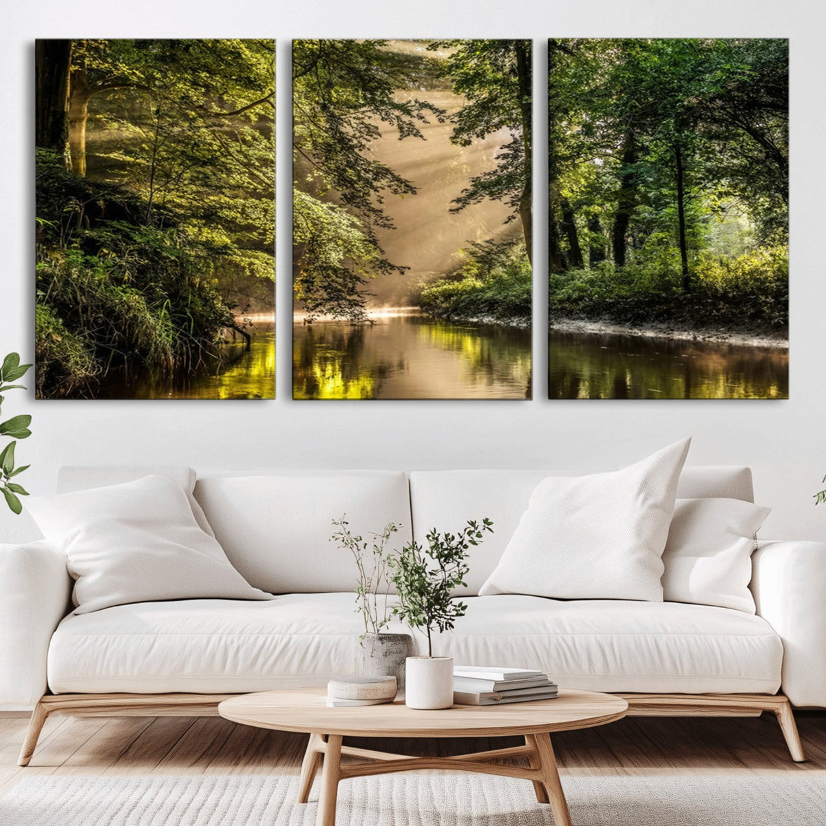 Forest Wall Art Print | River Landscape Wall Art | Perfect