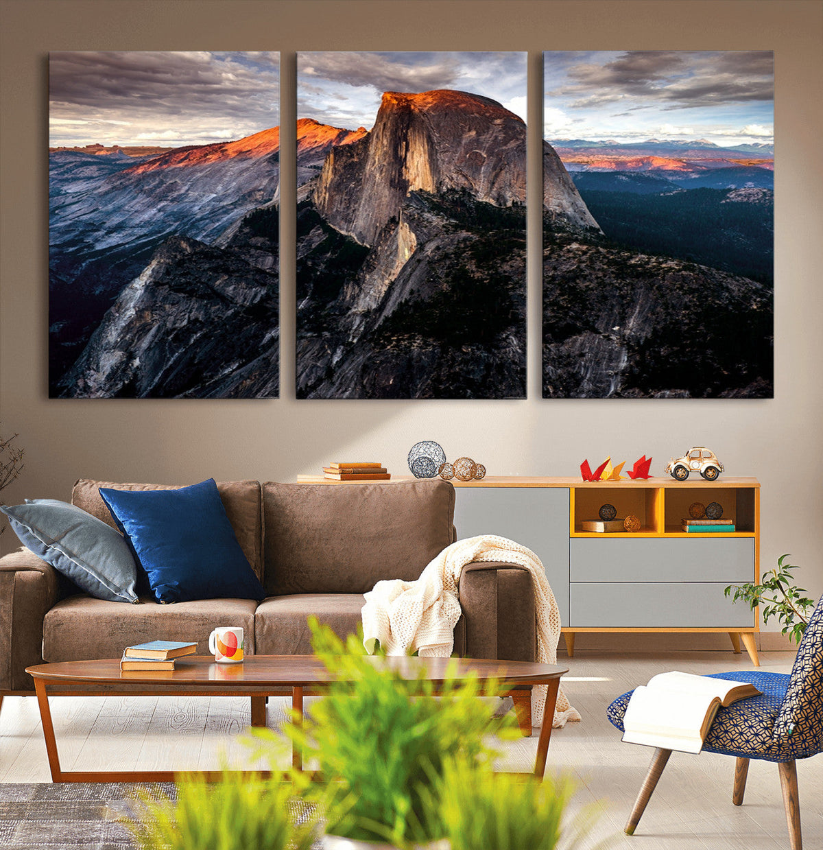 Half Dome Yosemite Wall Art – Majestic Mountain Landscape