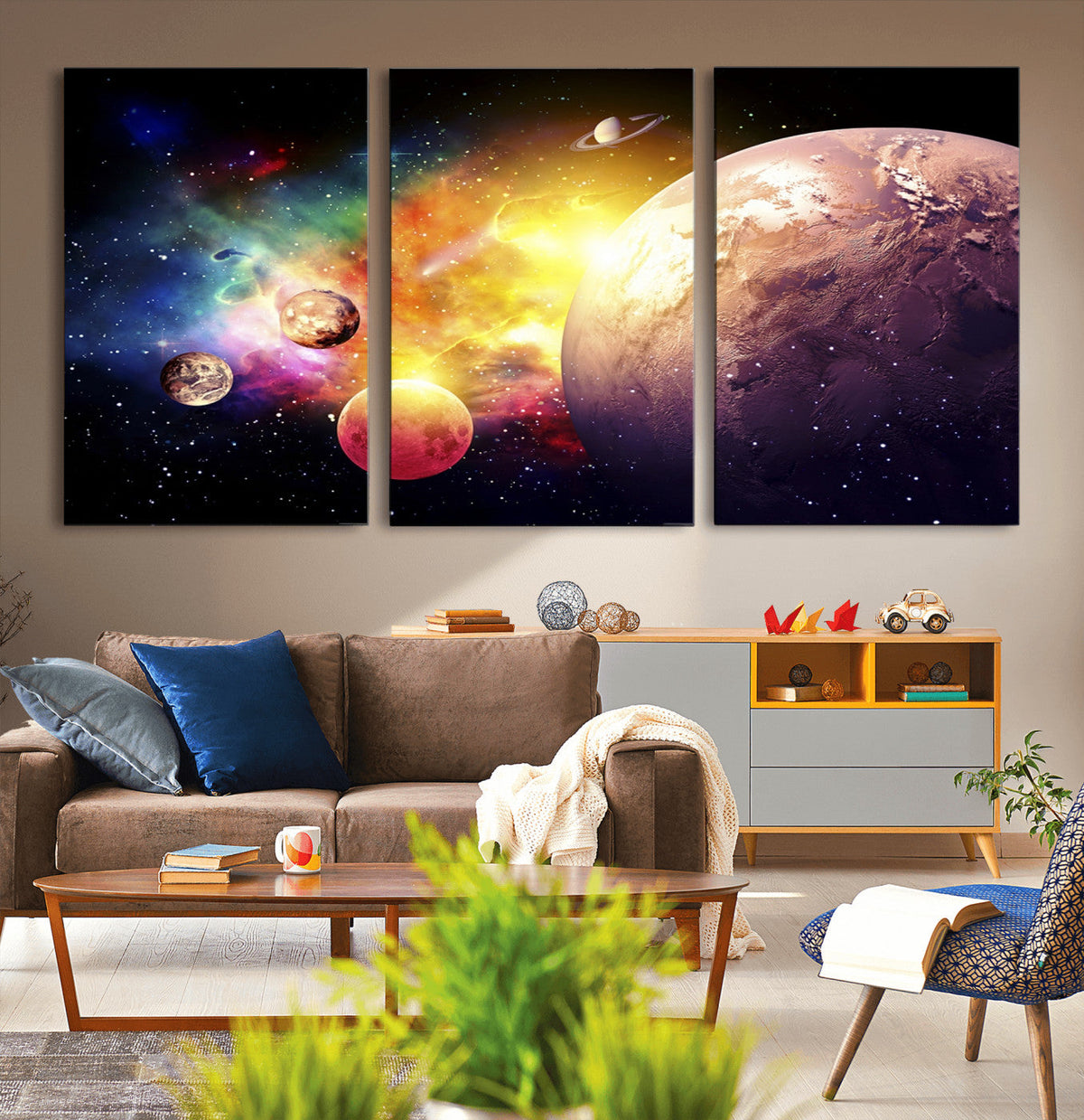 Space and Galaxy Canvas Print