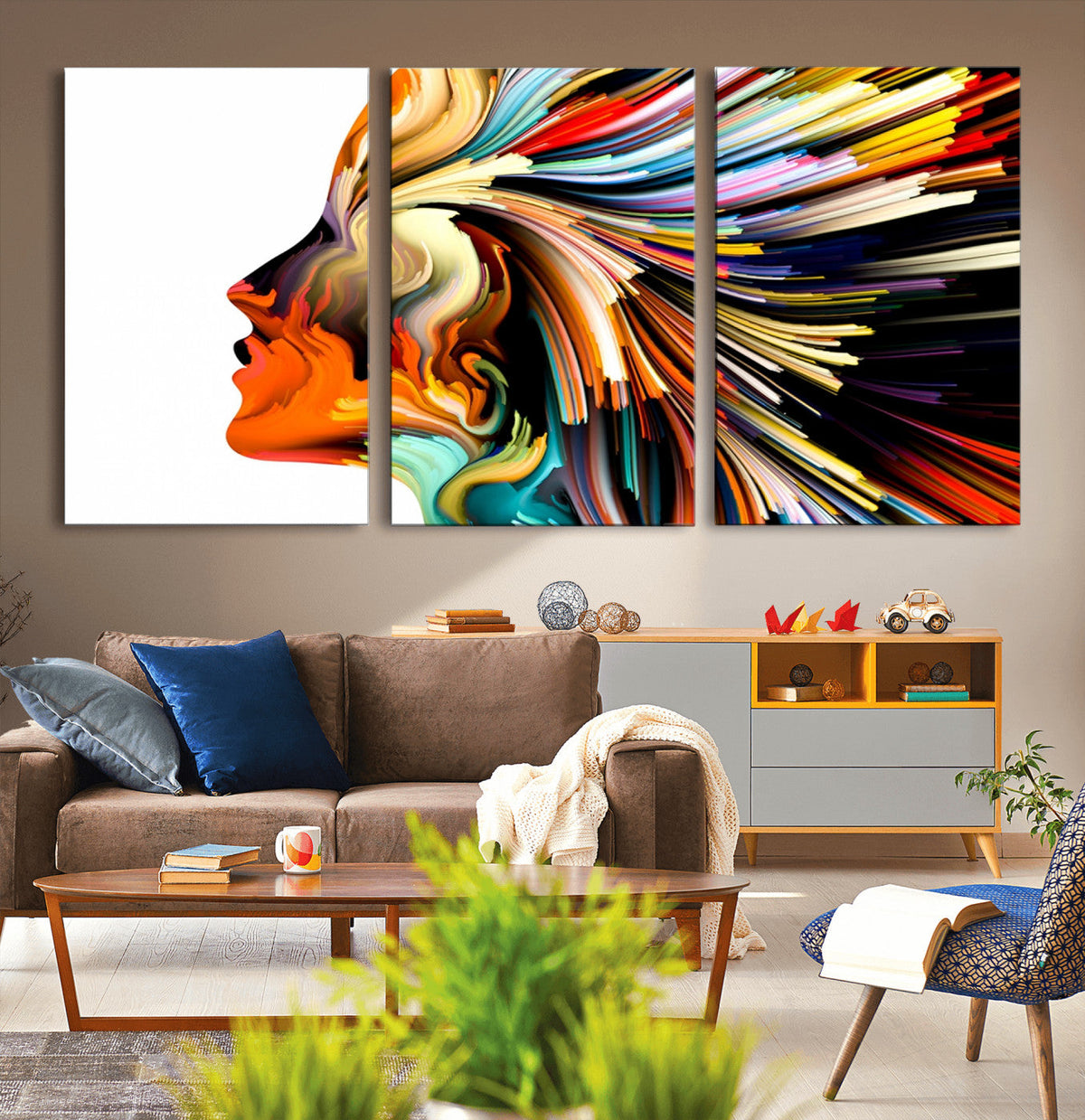 Profile Colors Canvas Print