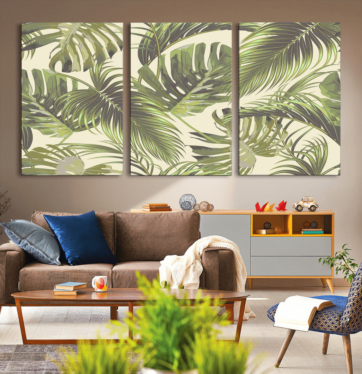 Palm Leaves Canvas Print
