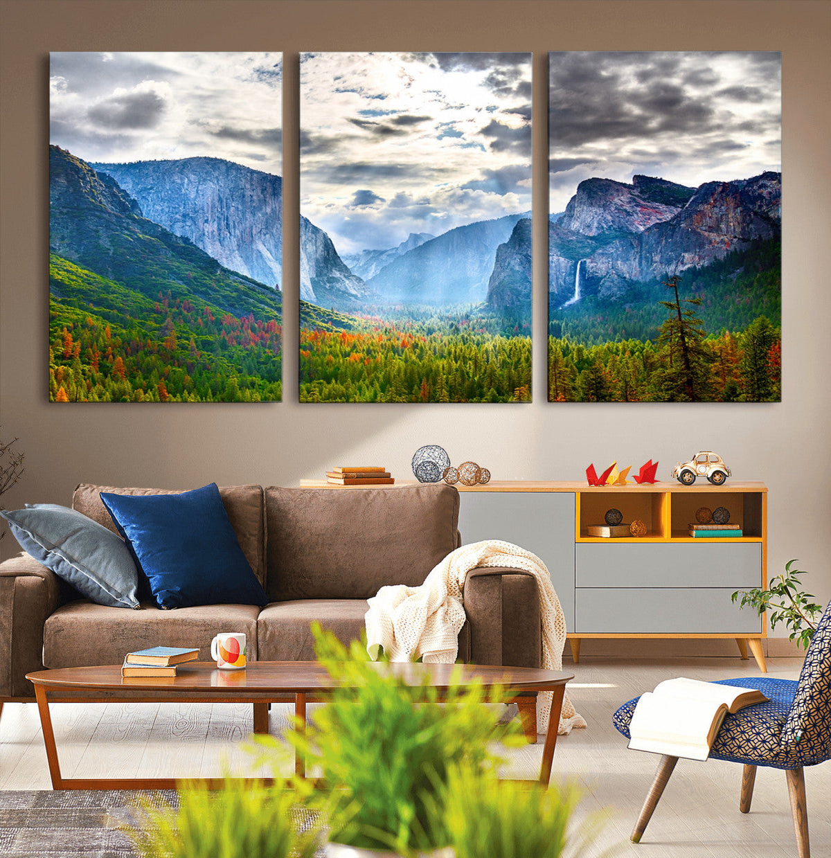 Yosemite National Park El Capitan Landscape Wall Art,
