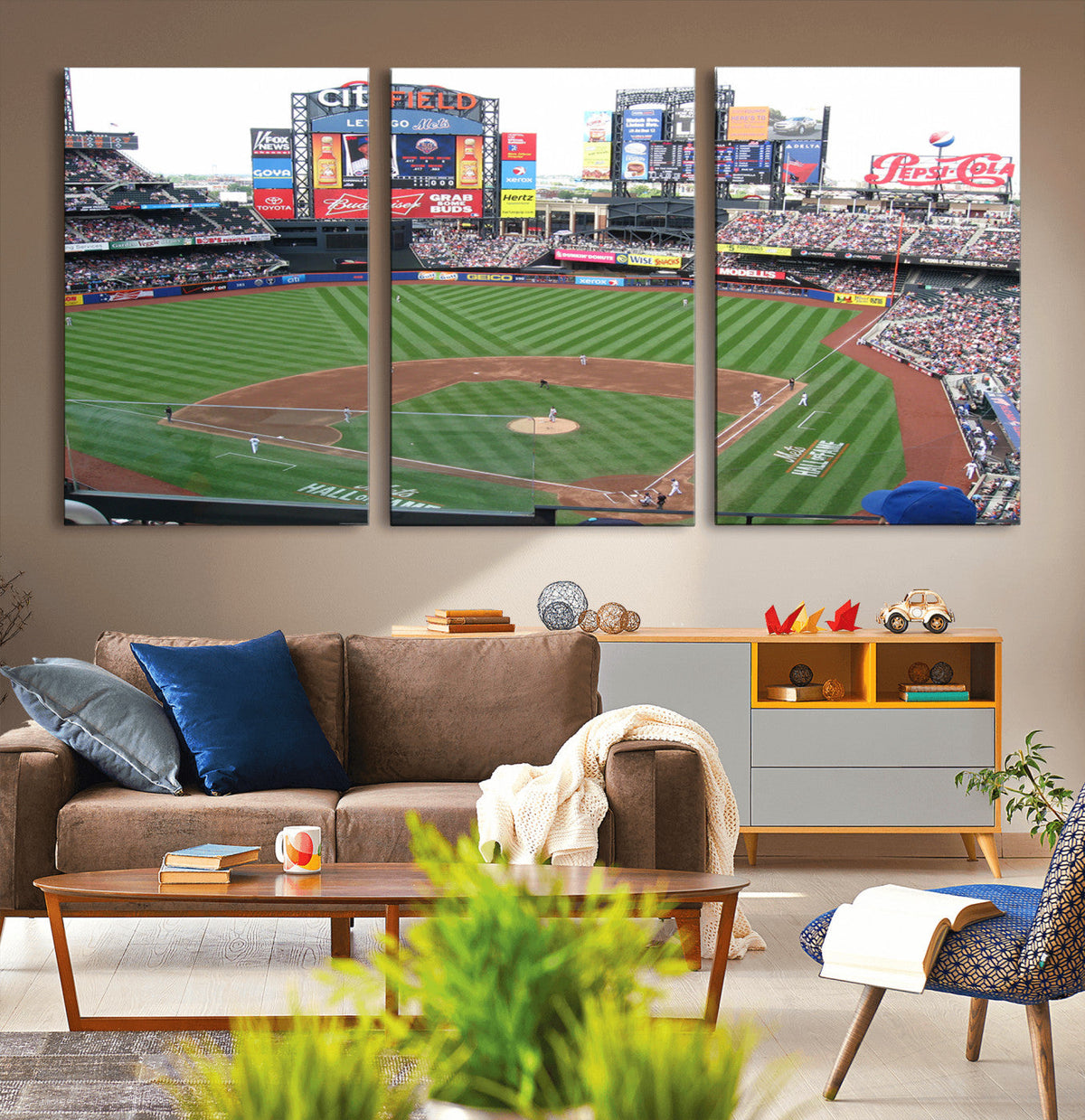 New York Mets Baseball Team Print - Citi Field Baseball