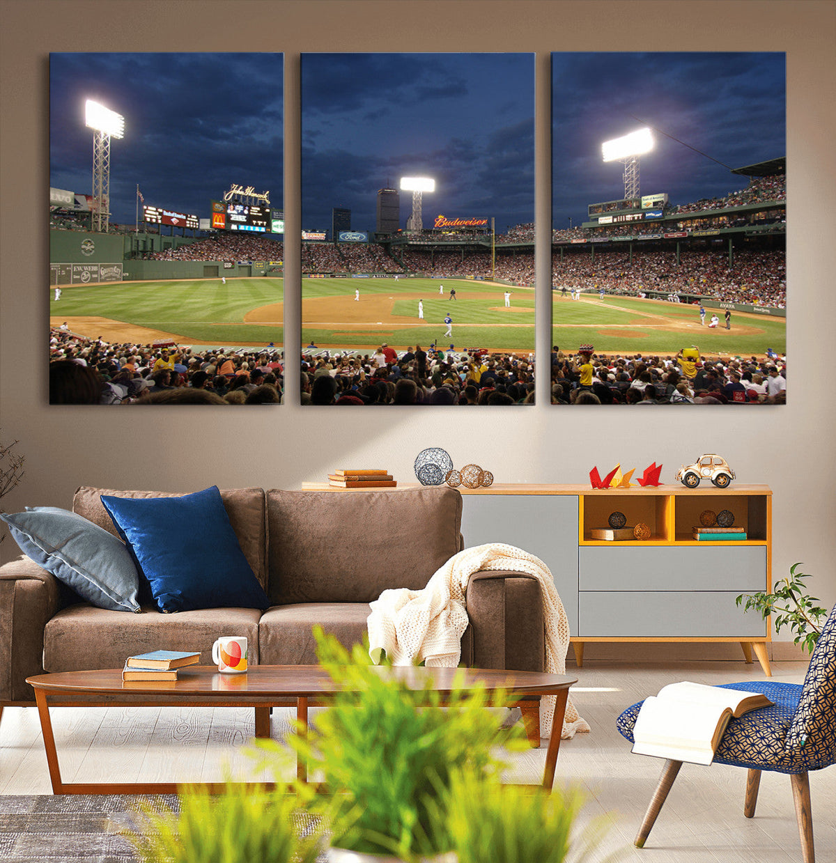 Boston Red Sox Baseball Team Print Canvas - Massachusetts
