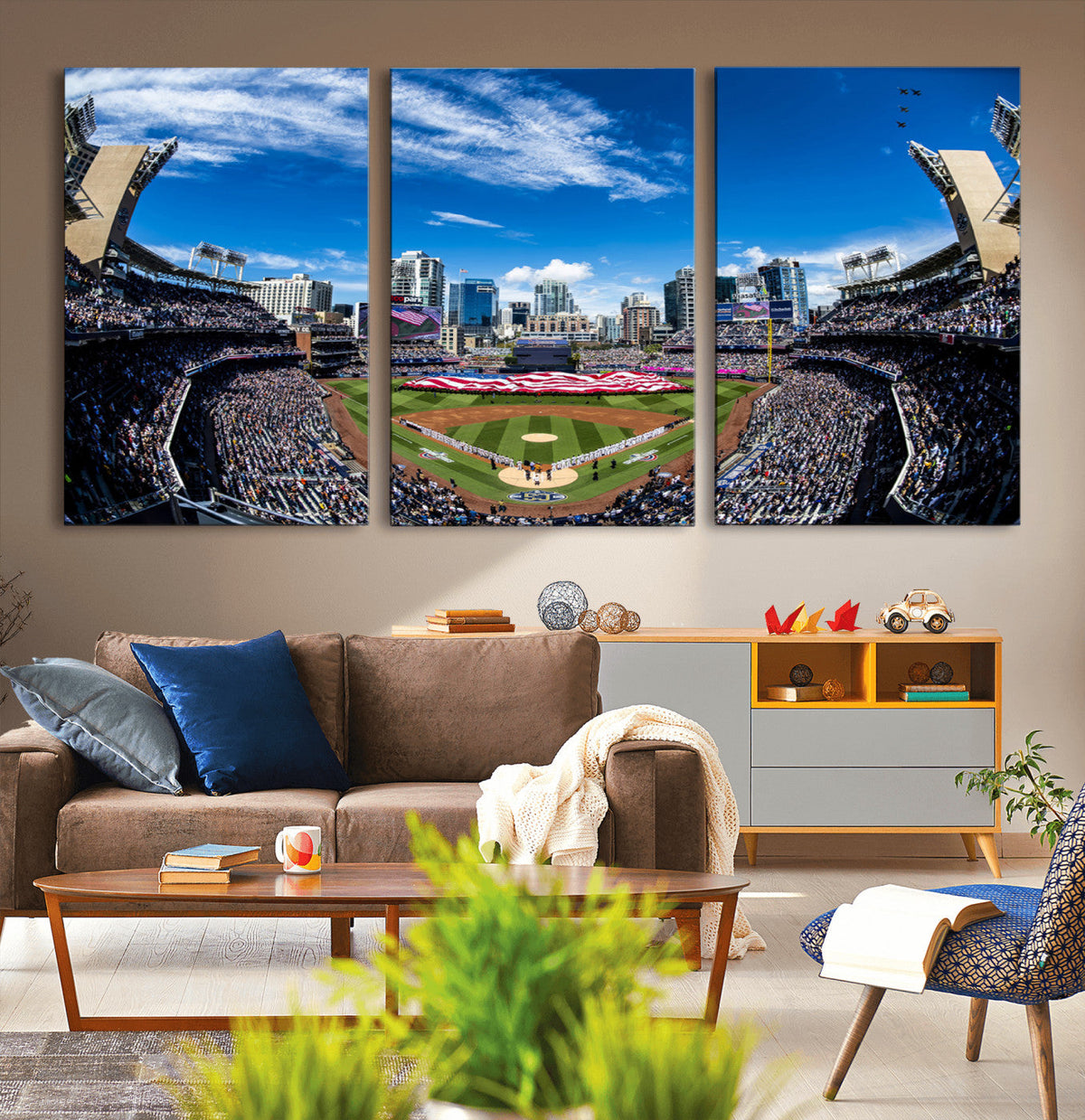 San Diego Padres Baseball Team Print - Petco Park Stadium