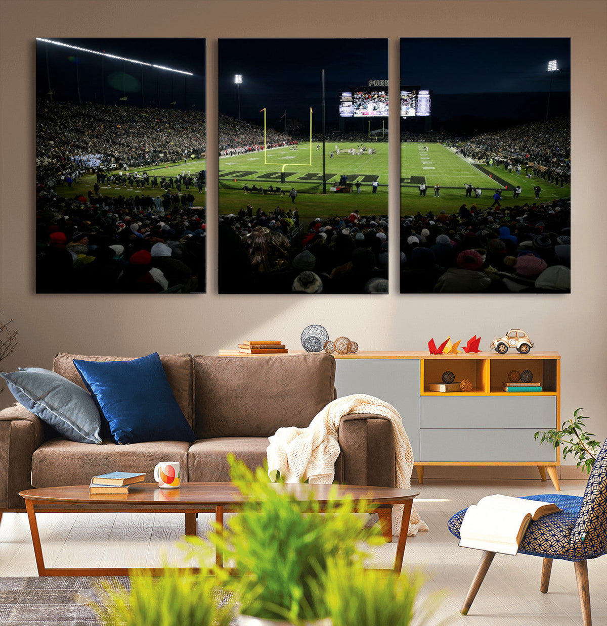 Purdue Boilermakers Football Team Print - West Lafayette