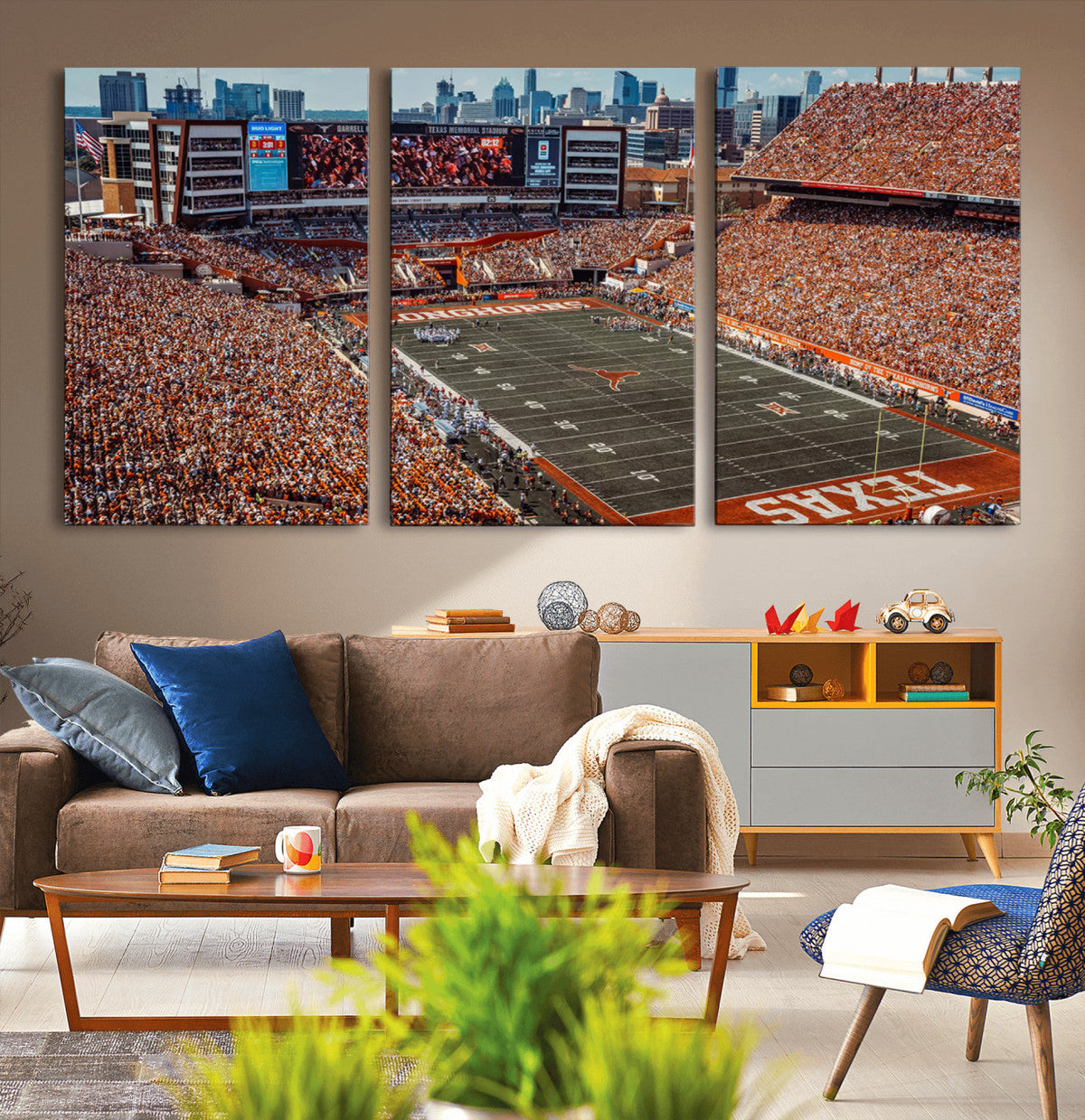University of Texas Longhorns Football Team Print - Austin