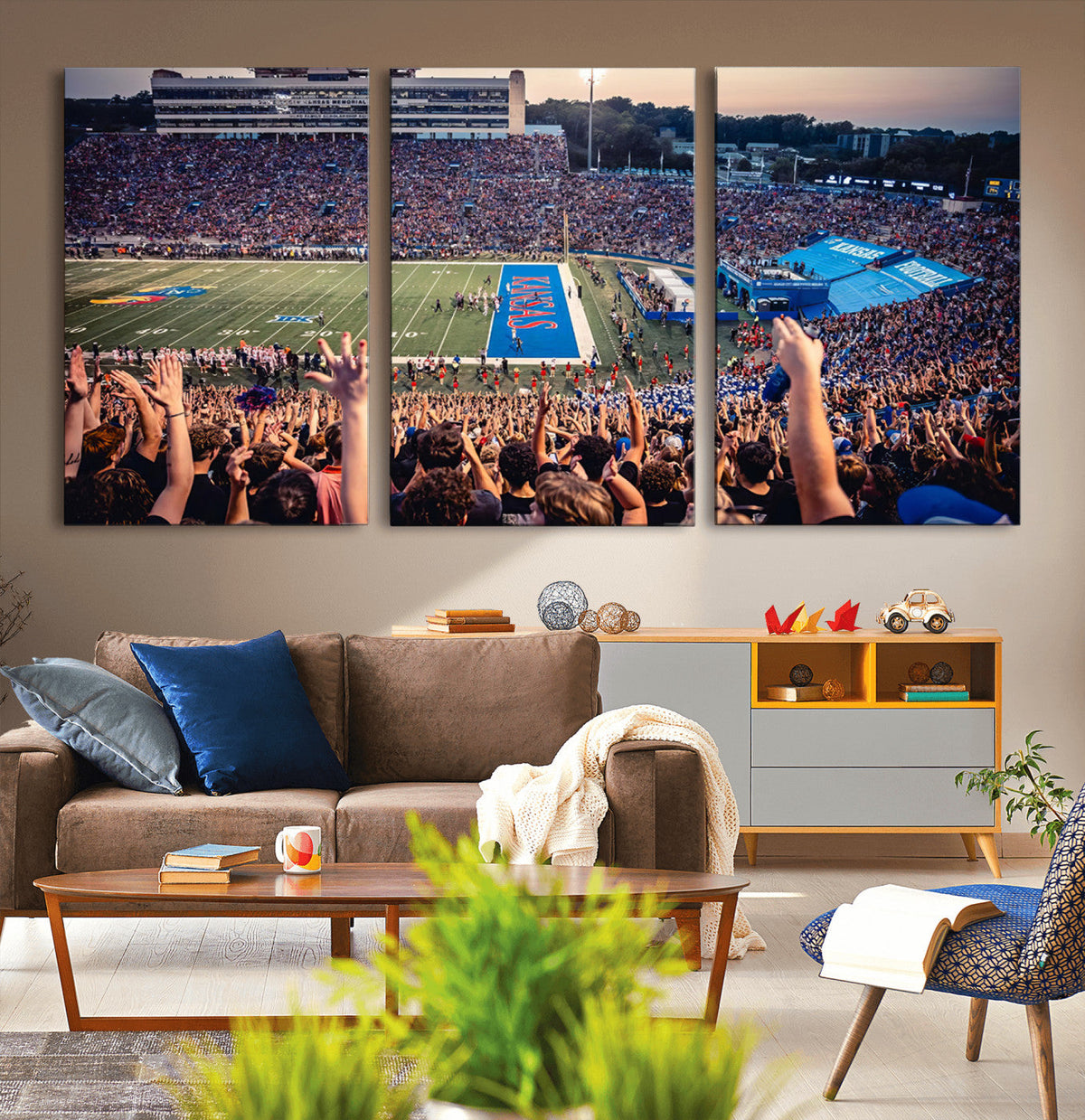 University of Kansas Jayhawks Football Team Art Print -