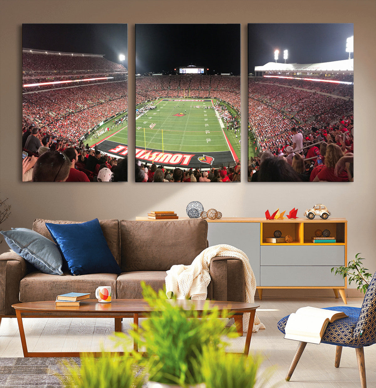 University of Louisville Cardinals Football Team Print -