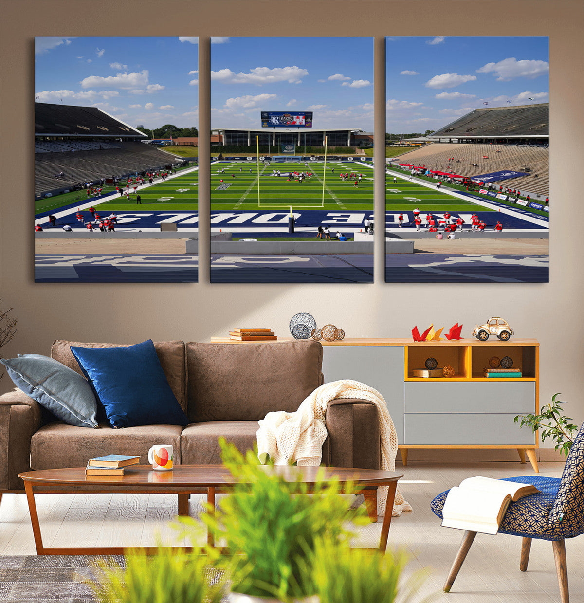 Rice University Owls Football Team Print - Houston Rice