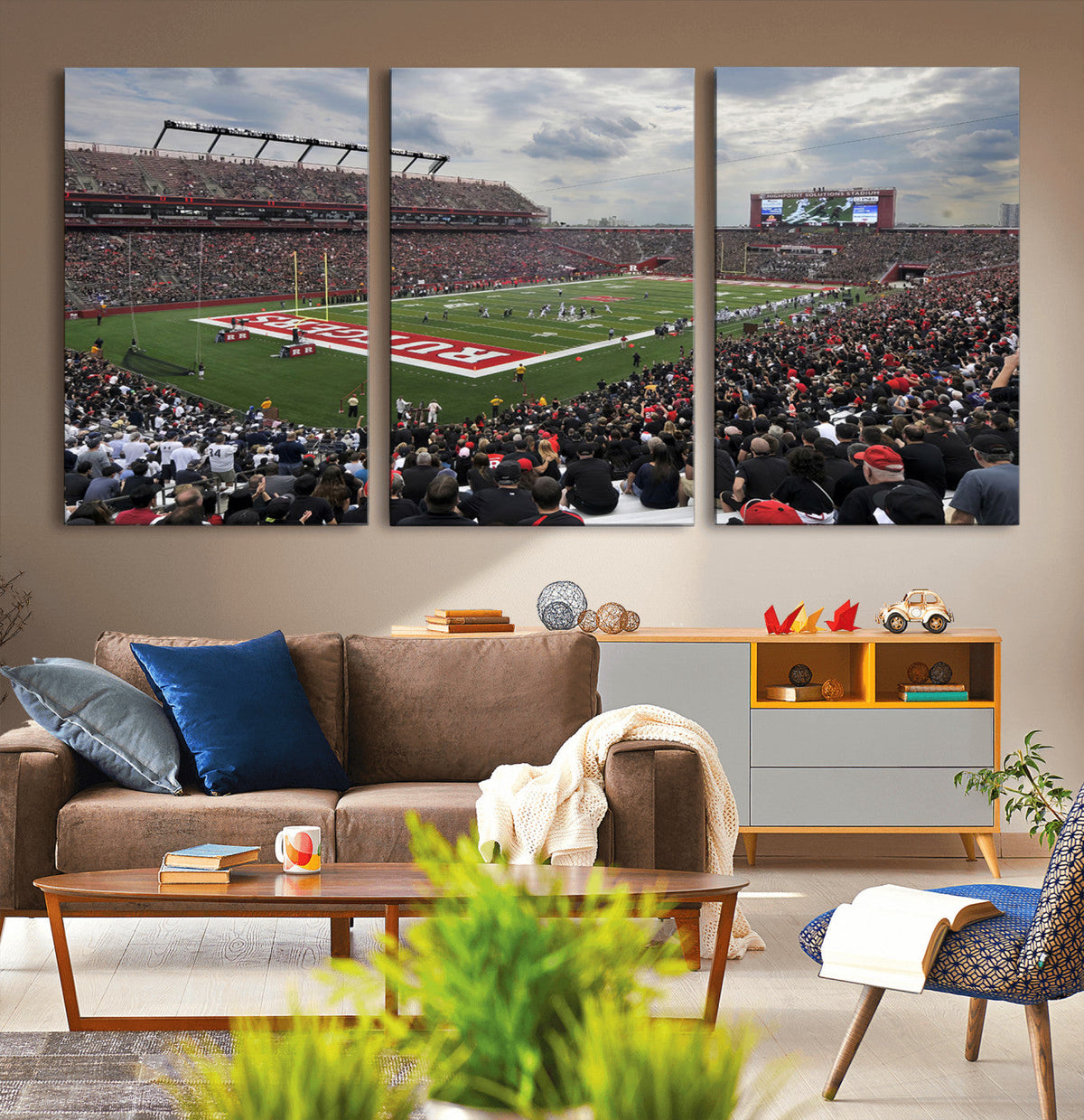 Rutgers Scarlet Knights Football Team Print - SHI Stadium,