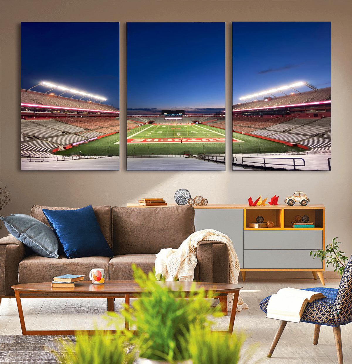 Rutgers Scarlet Knights Football Team Print - Piscataway SHI
