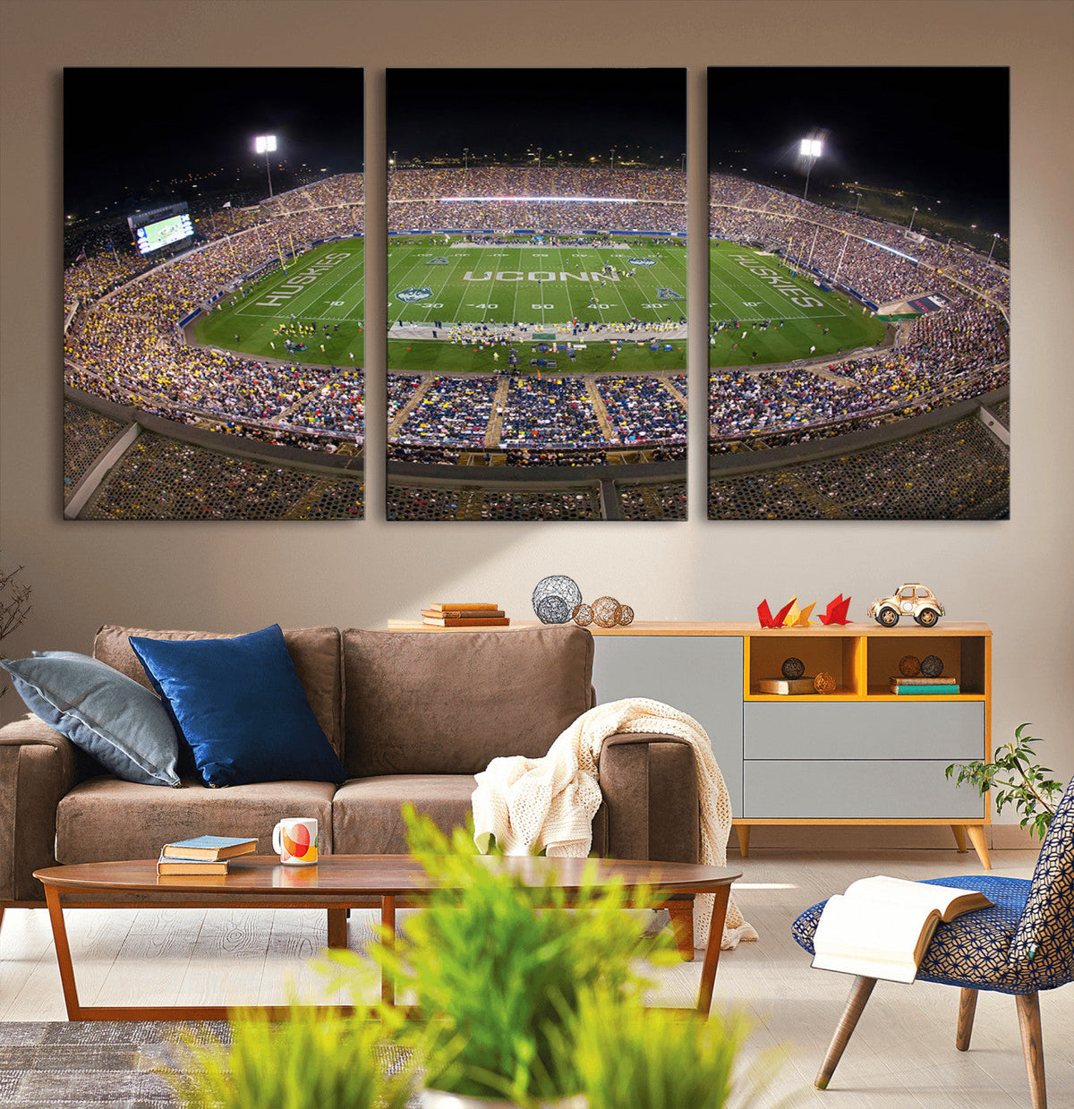 The University of Connecticut UCONN Huskies Football Team