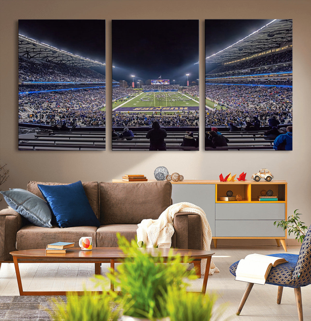 The University of Washington Huskies Football Team Print -