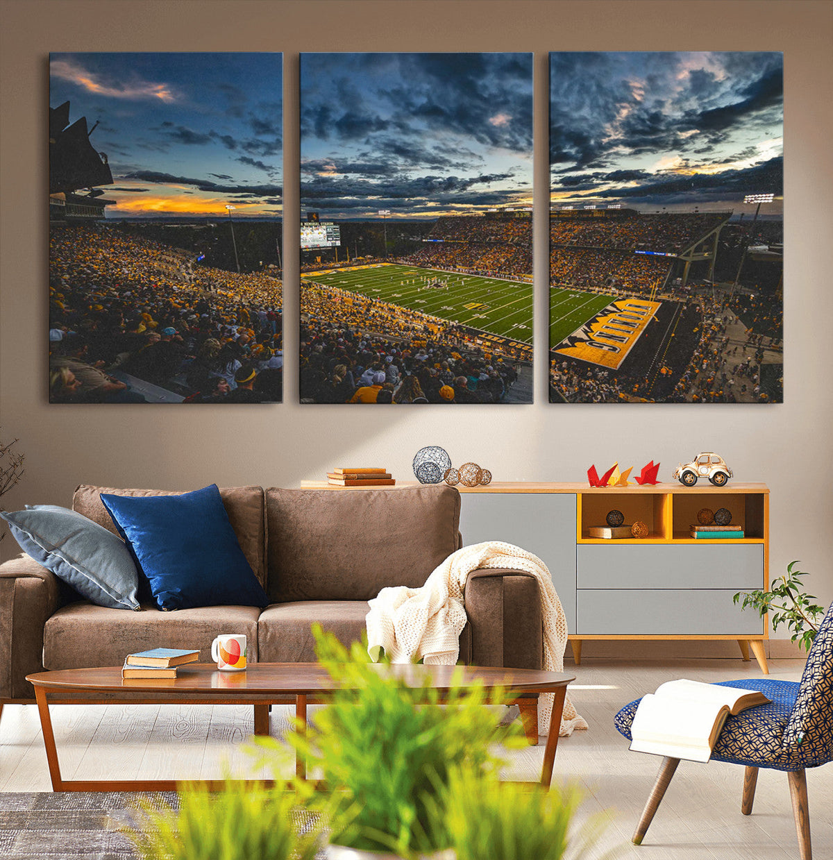 University of Wyoming Cowboys Football Team Print - Laramie