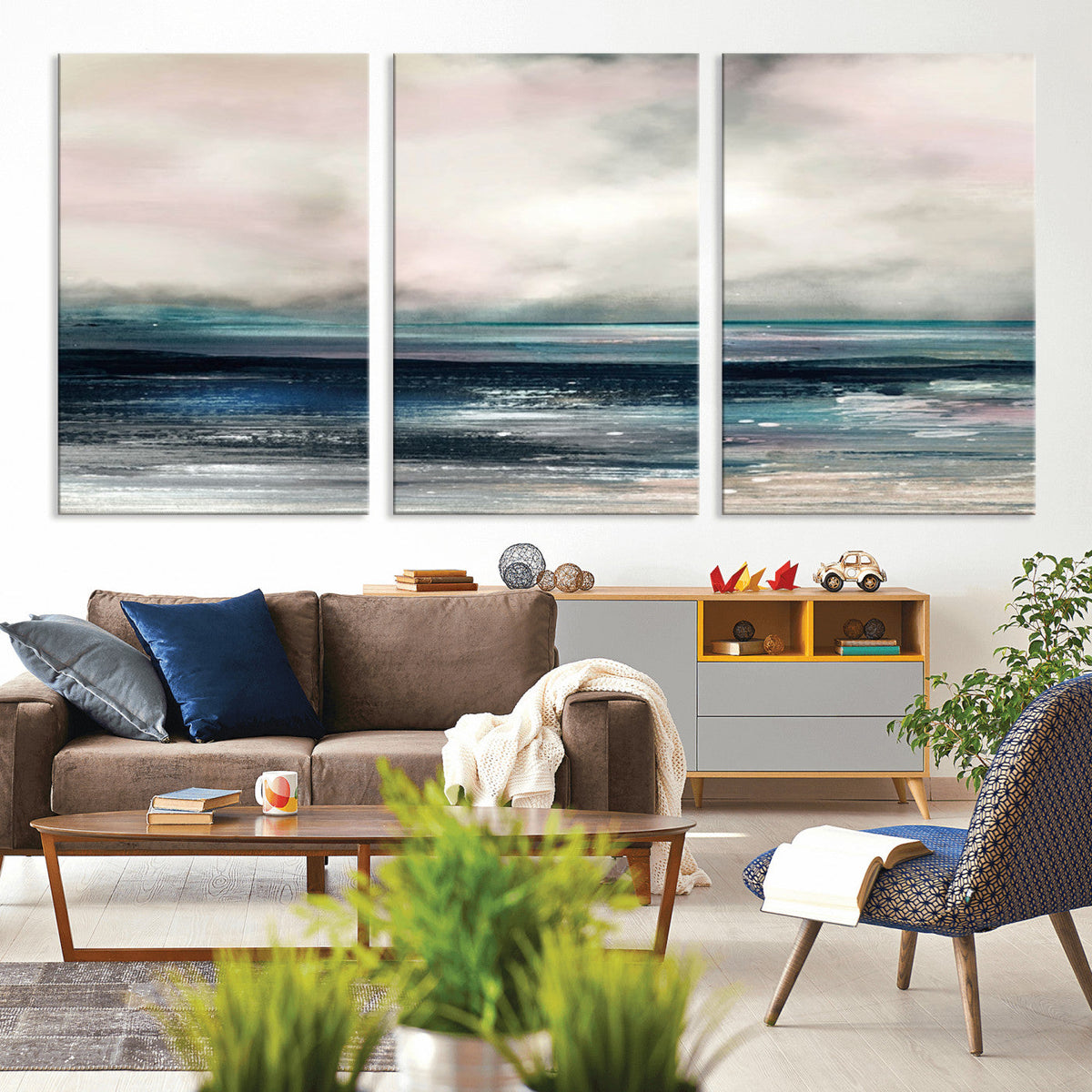 Contemporary Abstract Wall Art Canvas Print