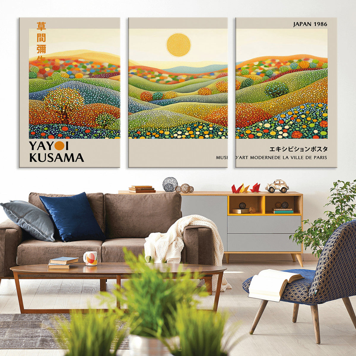 Yayoi Kusama Wall Art Print – Yayoi Kusama Wabi Sabi