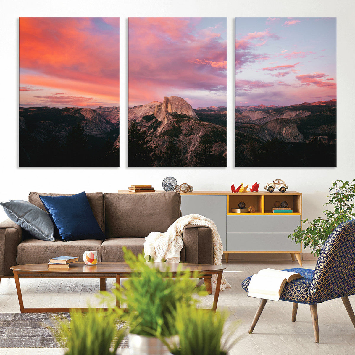 Half Dome Wall Art Canvas Print – Framed Yosemite National