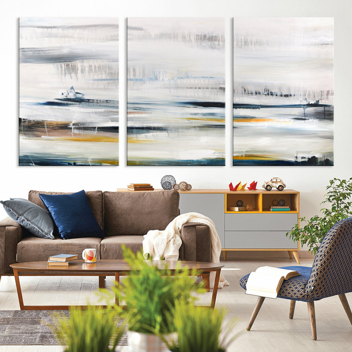 Soft Color Abstract Canvas Print