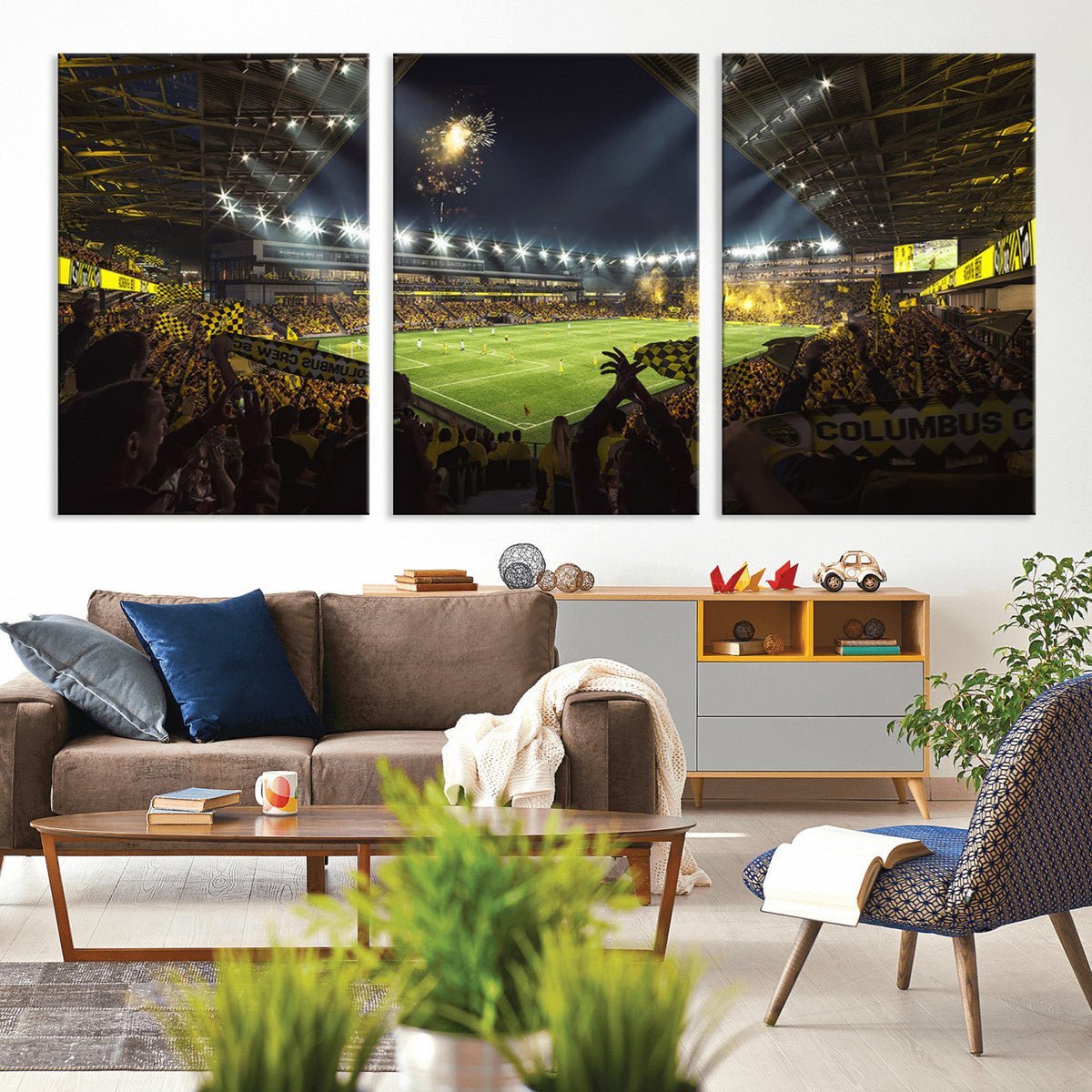 Columbus Crew Soccer Team Print - Columbus Crew Stadium Wall