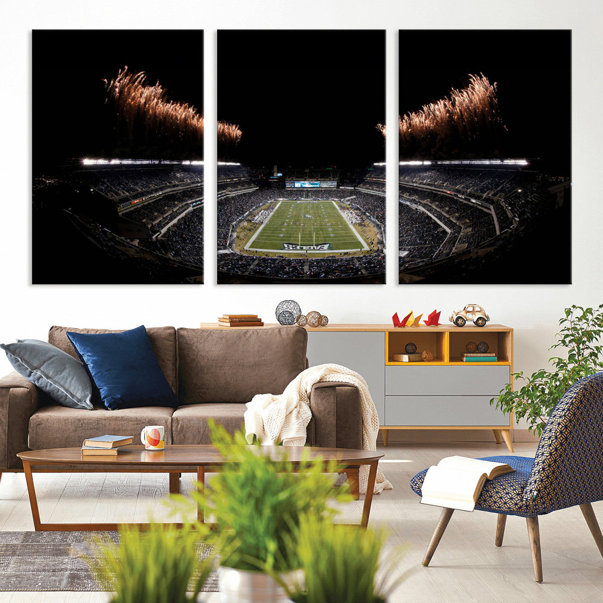Eagles Field Stadium Wall Art | Philadelphia Eagles Football