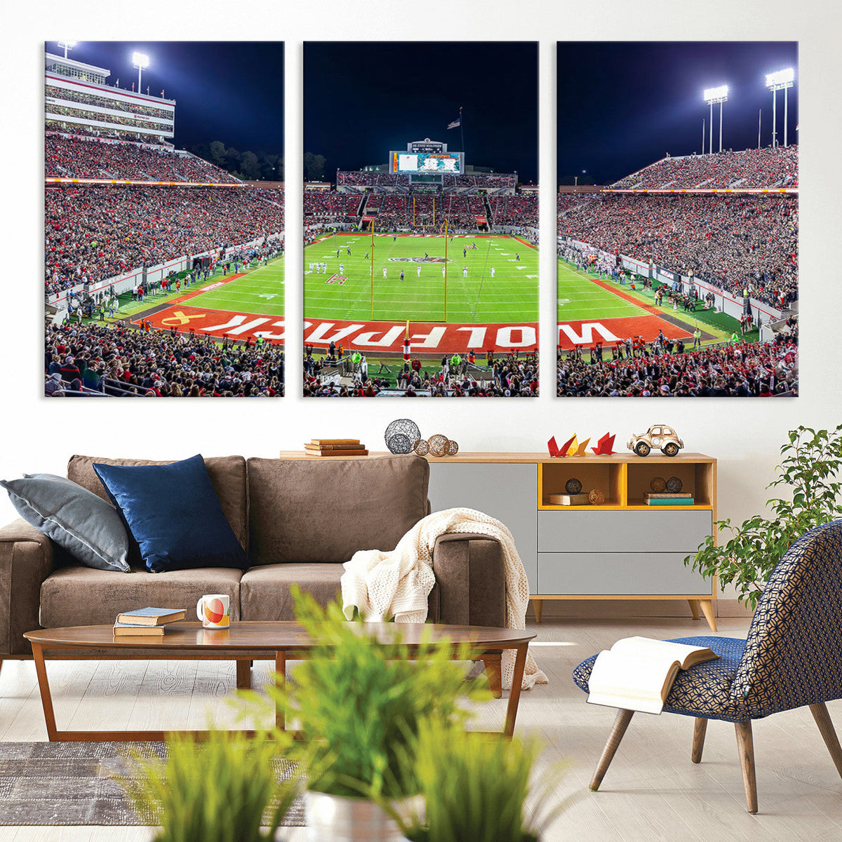 NC State Wolfpack Canvas Print - Raleigh Carter-Finley