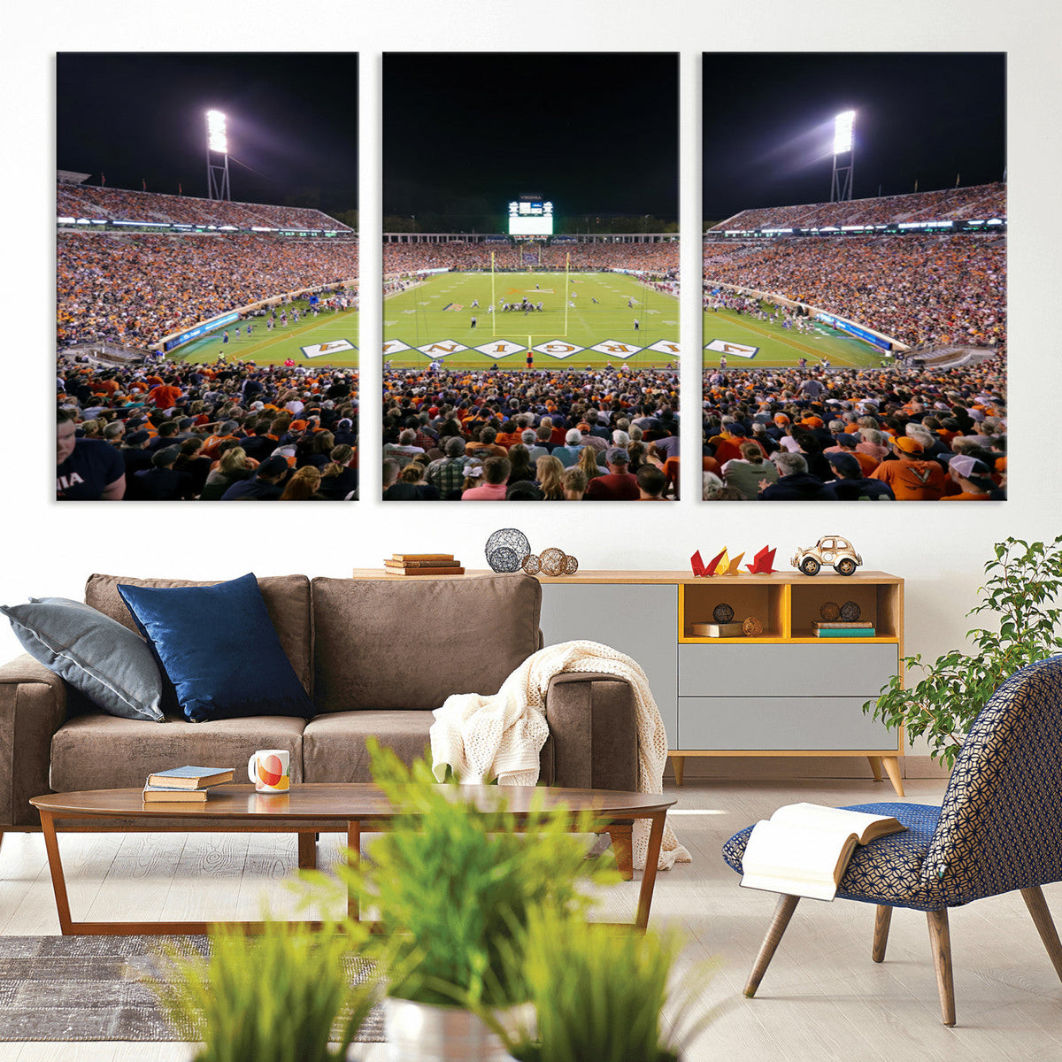 Virginia Cavaliers Football Team Print - Charlottesville