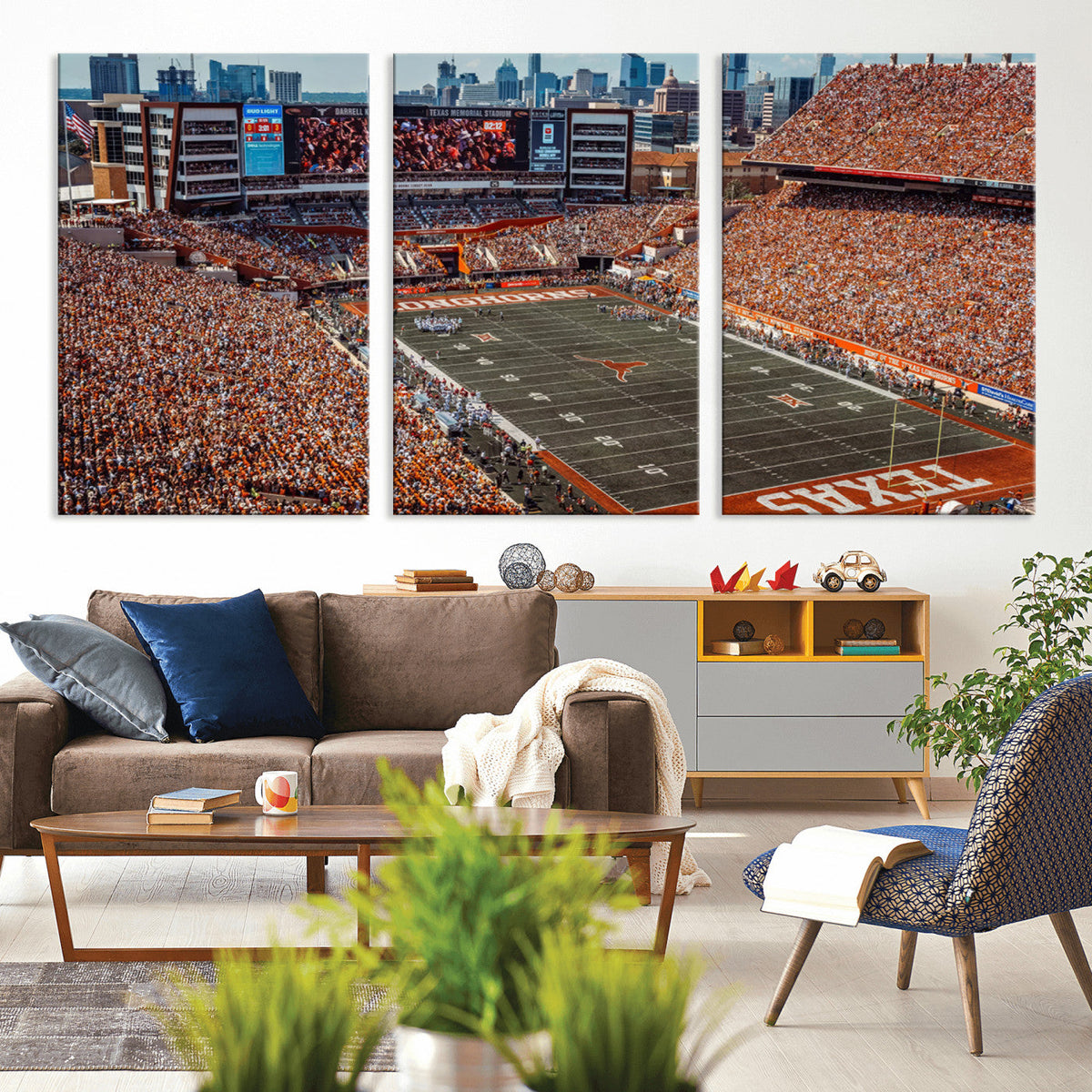 University of Texas Longhorns Football Team Print - Austin