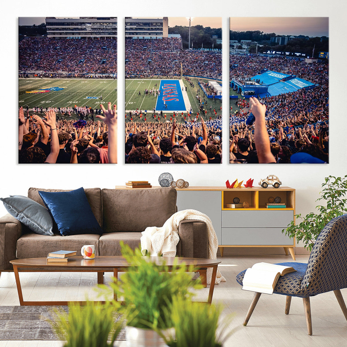 University of Kansas Jayhawks Football Team Art Print -
