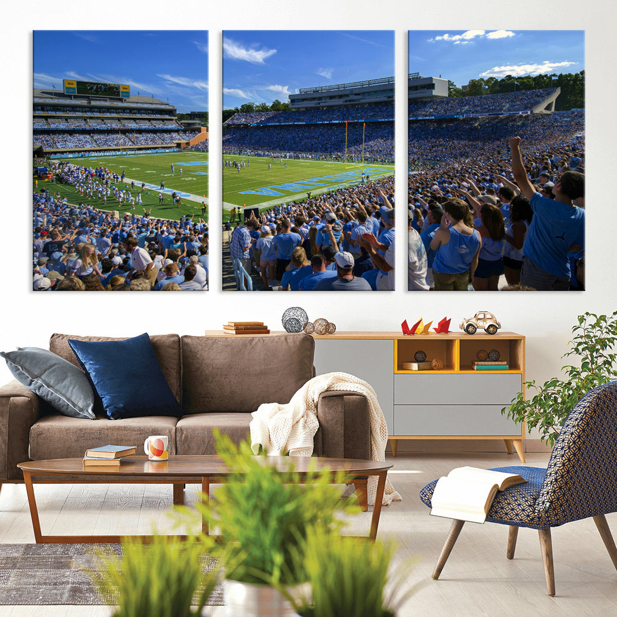 University of North Carolina Tar Heels Team Canvas Print -