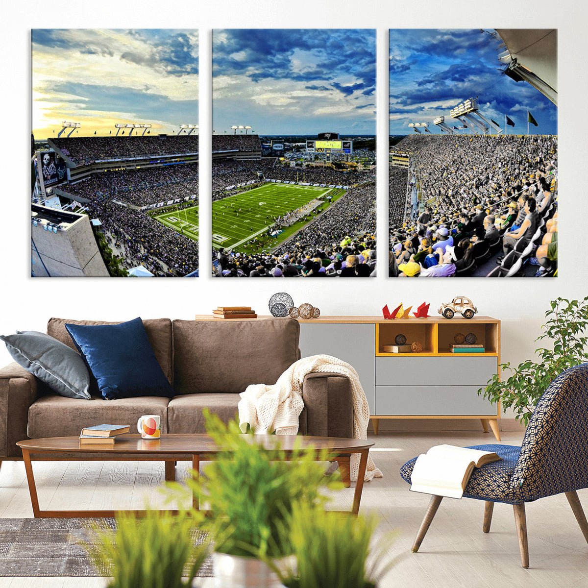 Framed USF Bulls Football Team Print - Tampa Raymond James