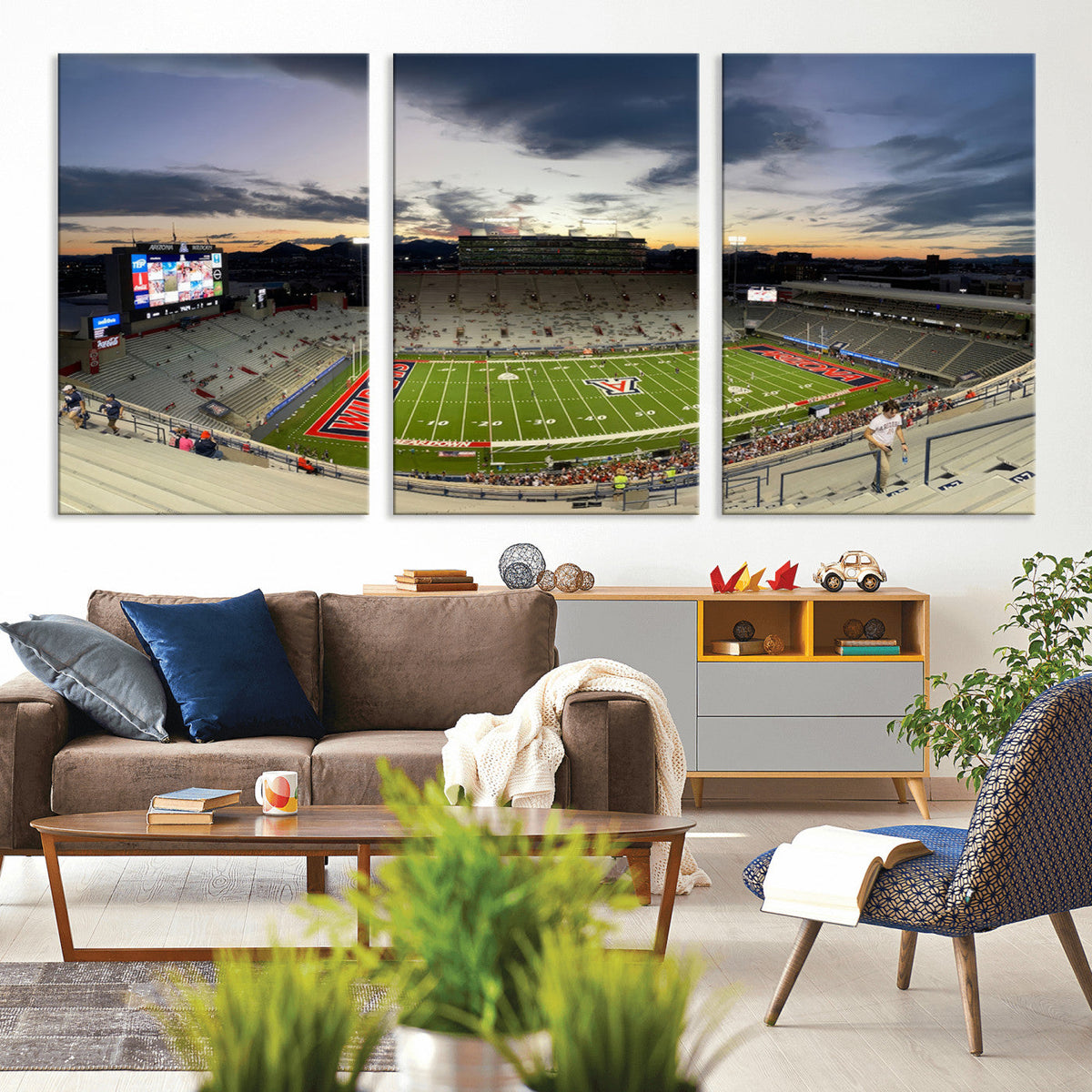 Arizona Wildcats Football Team Print - Tucson Arizona