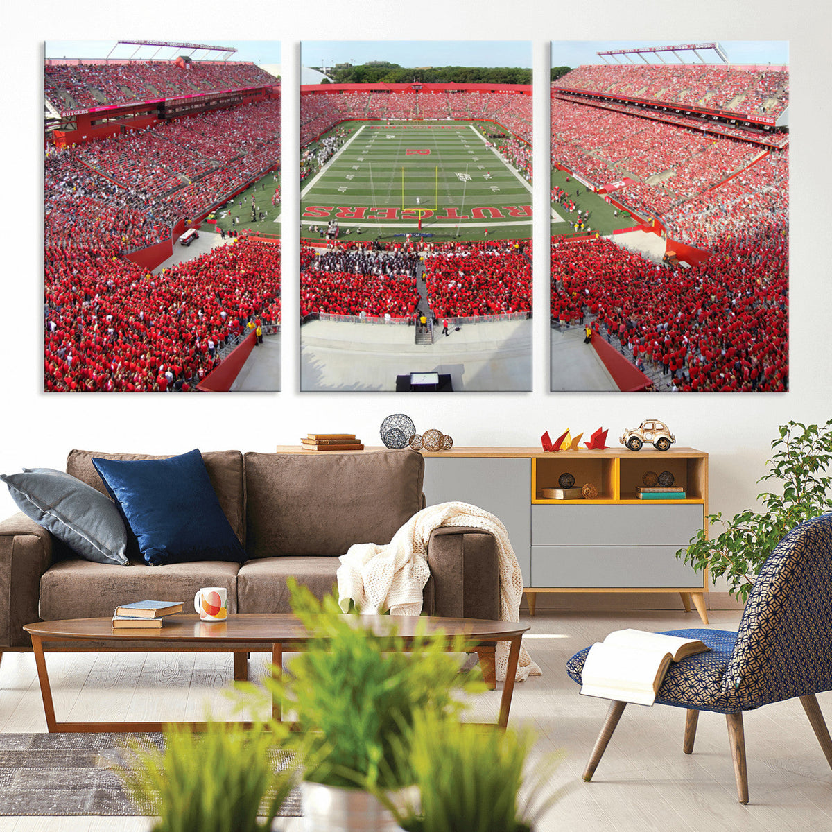 Rutgers Scarlet Knights Football Team Print - Piscataway SHI